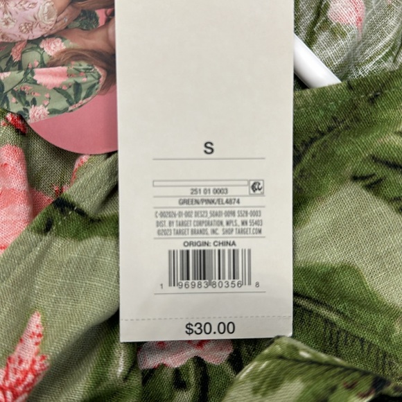 Agua Bendita Peony Wrap Crop - Picture 8 of 8